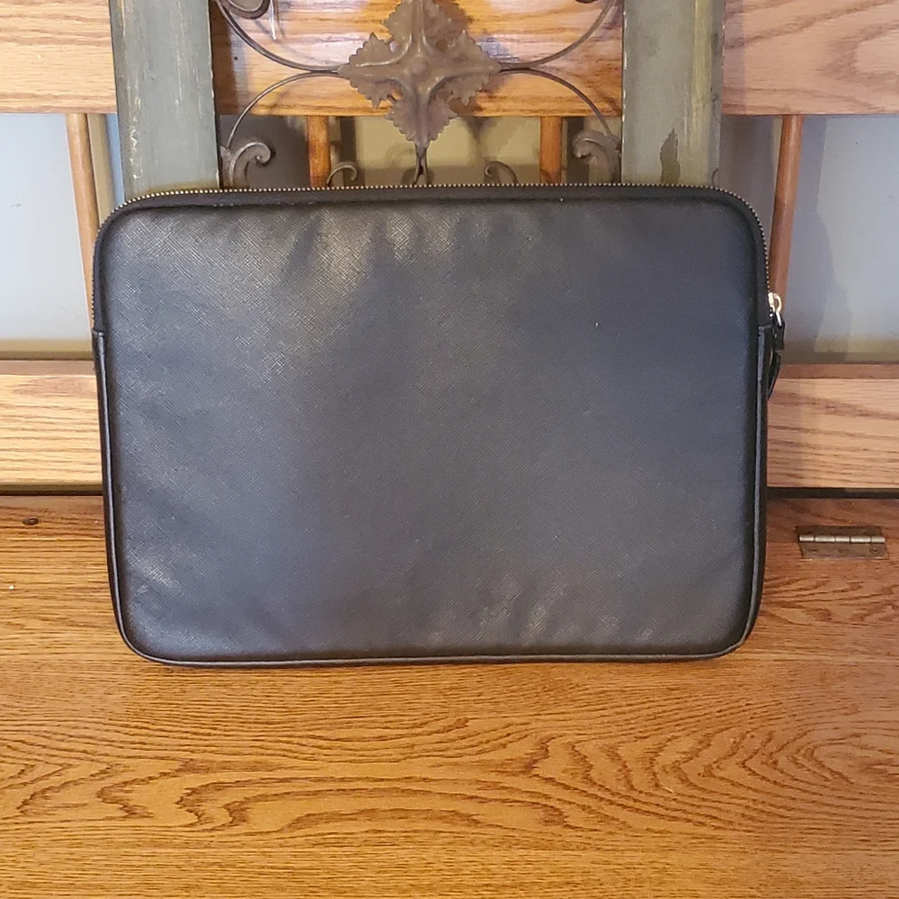 Kate Spade Black Saffiano Leather Laptop/IPad Bag